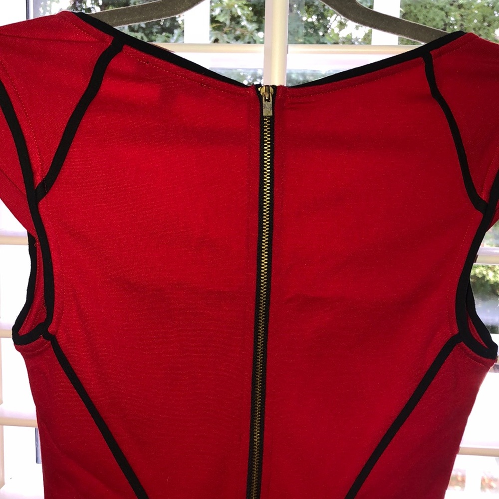 Express Red Mini Dress - Picture 4 of 5